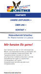 Mobile Screenshot of malereibetrieb-scheither.de